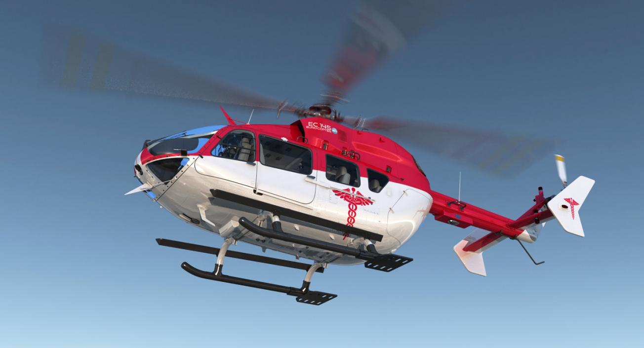 3D Air Ambulance Helicopters 3D Models Collection 3 model