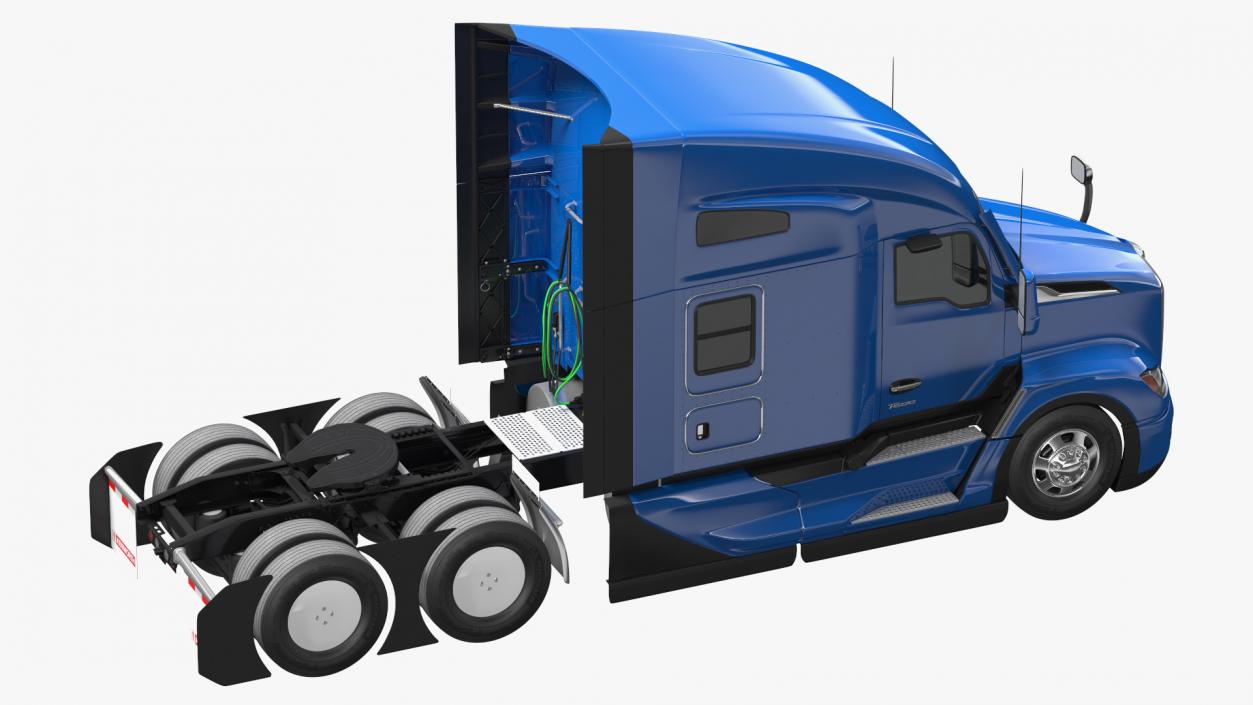 3D Kenworth T680 Truck Rigged