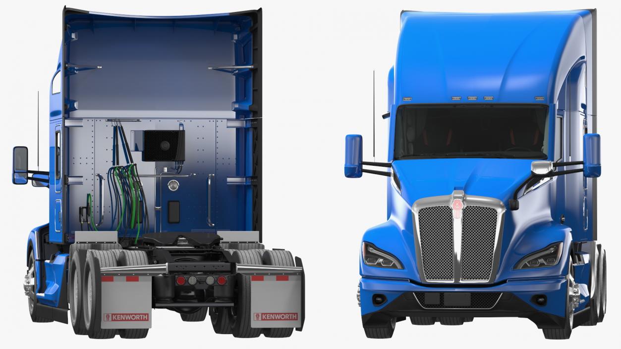 3D Kenworth T680 Truck Rigged