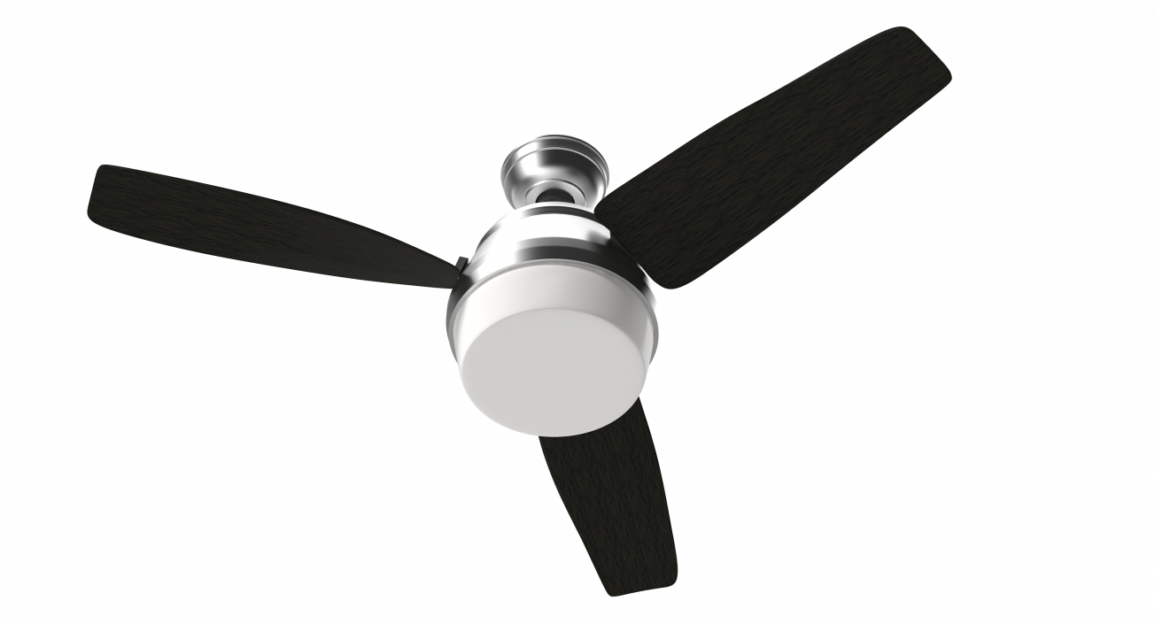 3D model Chromium Ceiling Fan