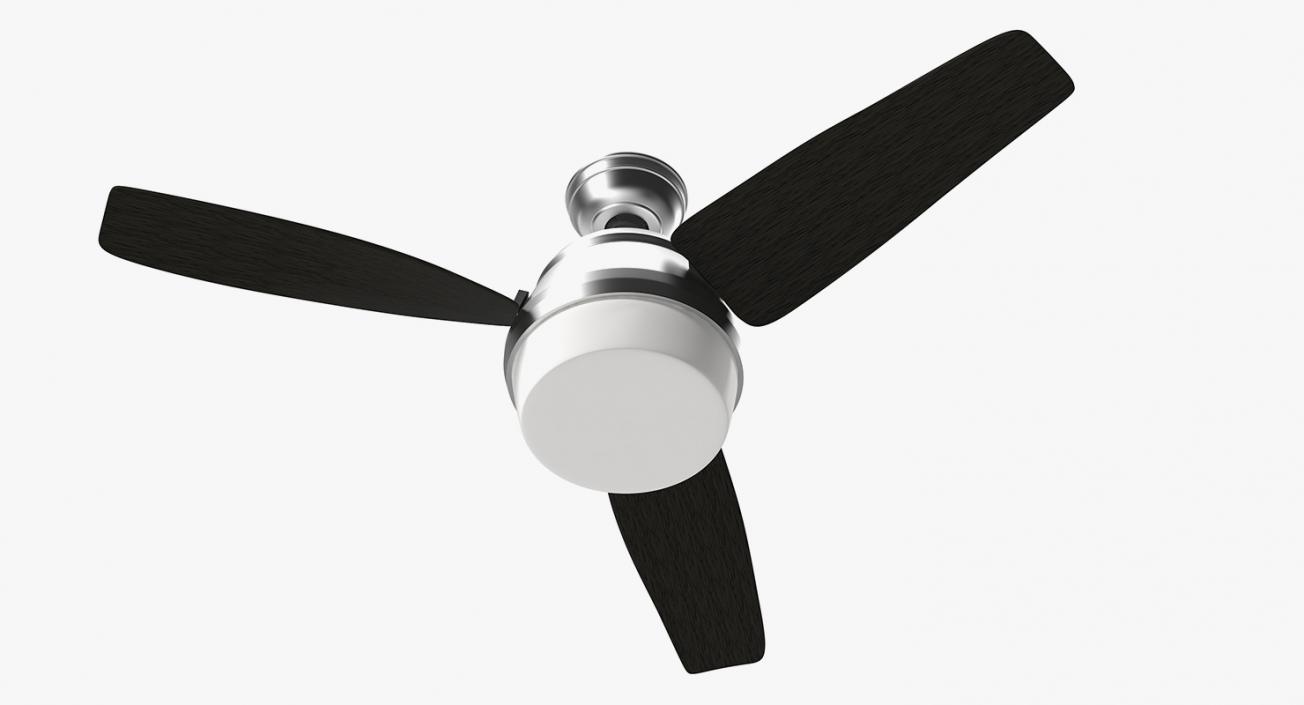 3D model Chromium Ceiling Fan