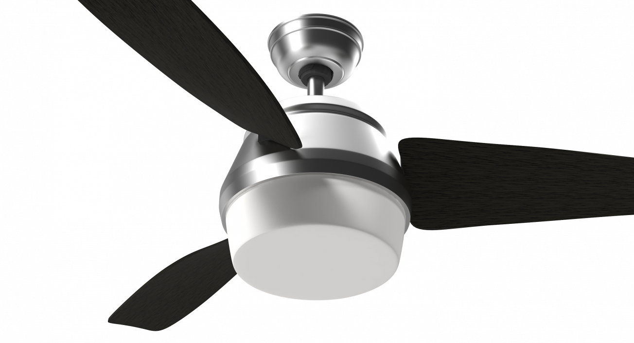 3D model Chromium Ceiling Fan