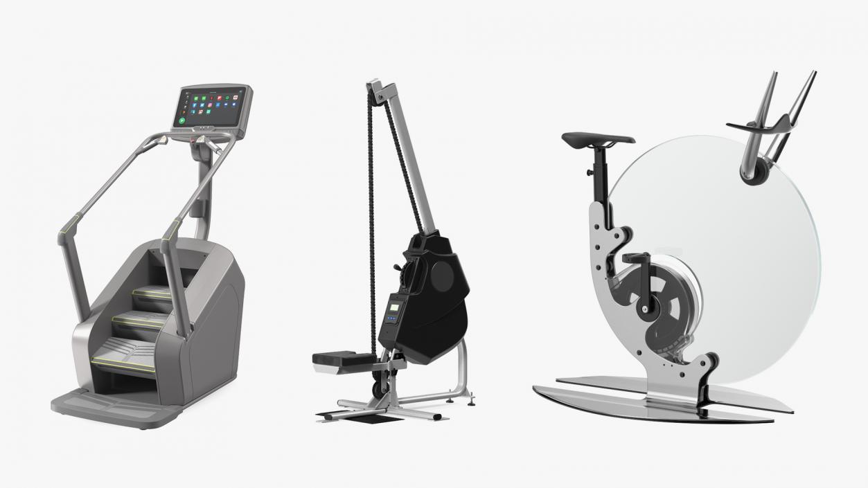 Workout Machines Collection 3D