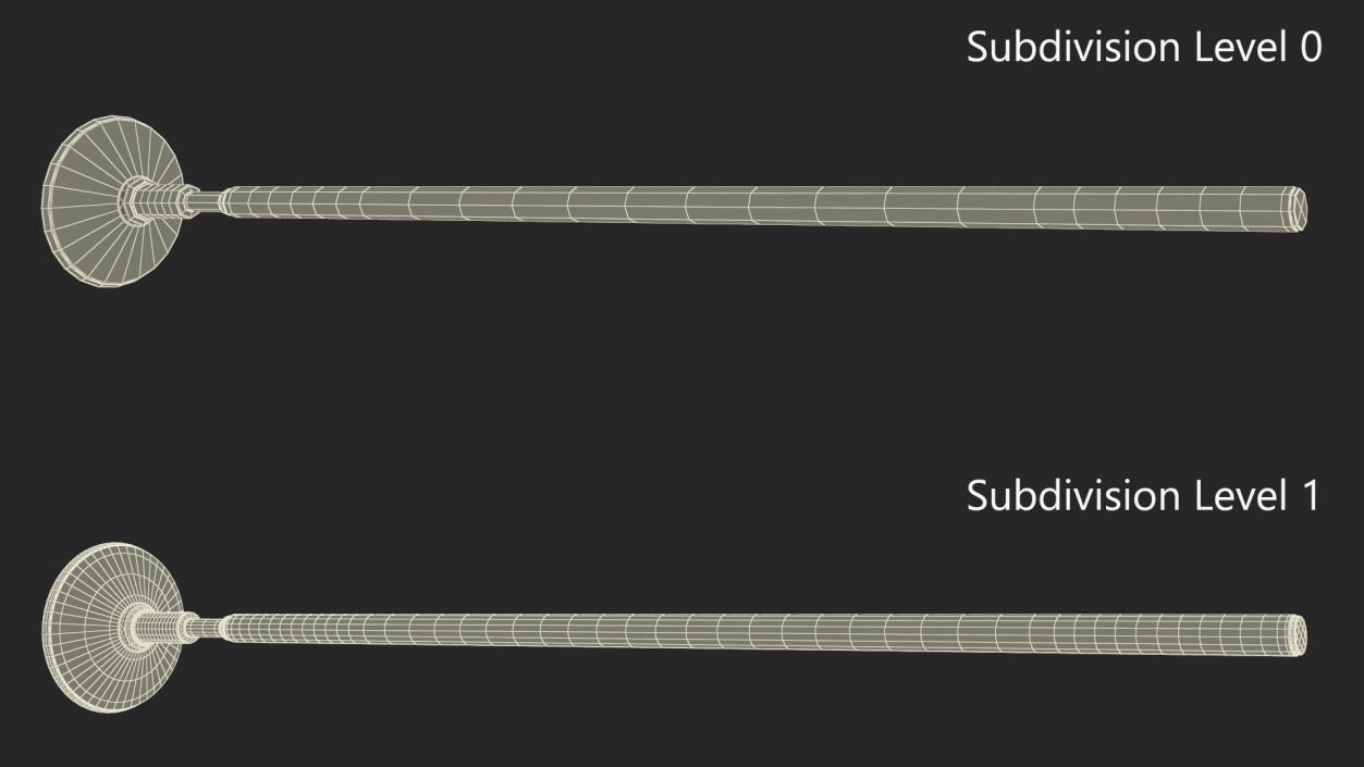 3D Slalom Pole With Base