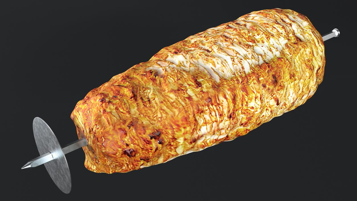3D Vertical Turkish Doner Kebab model