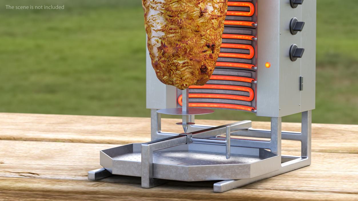 3D Vertical Turkish Doner Kebab model