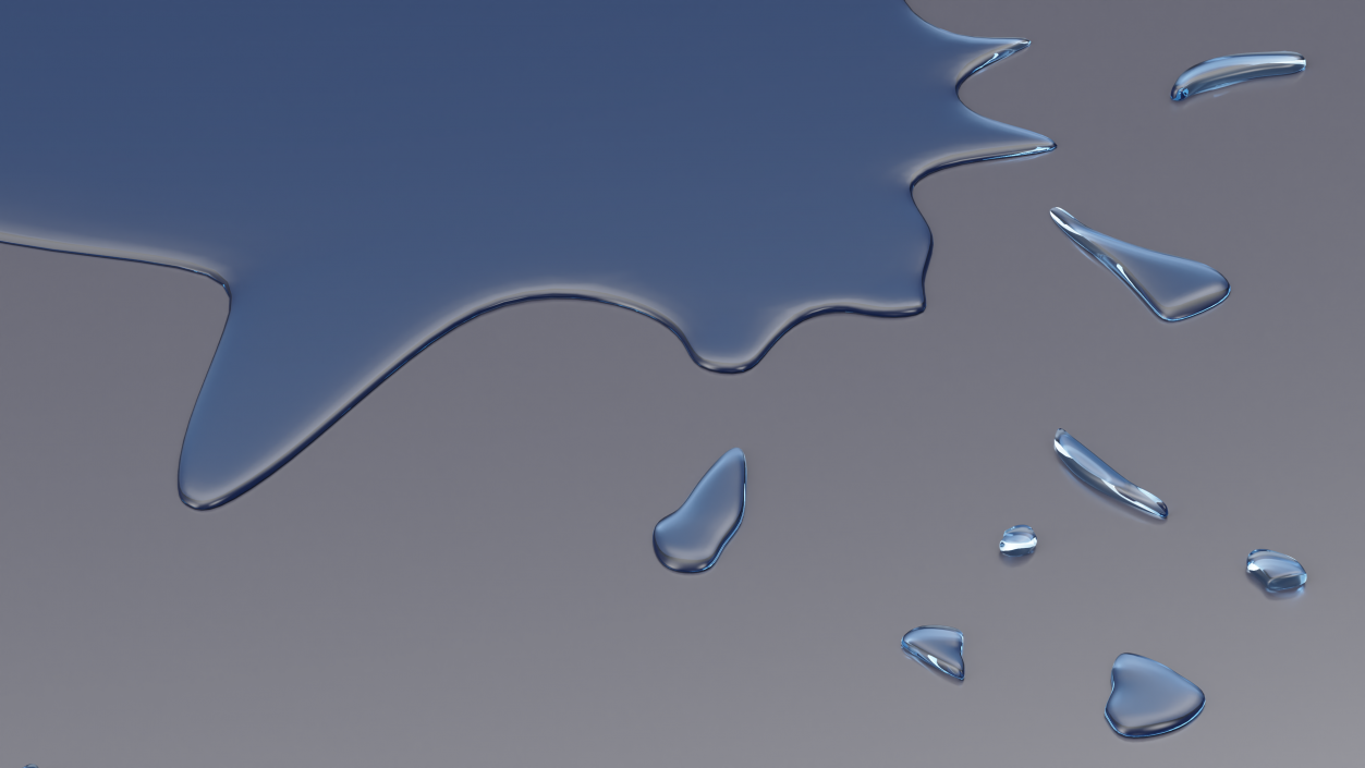 3D Liquid Splash model