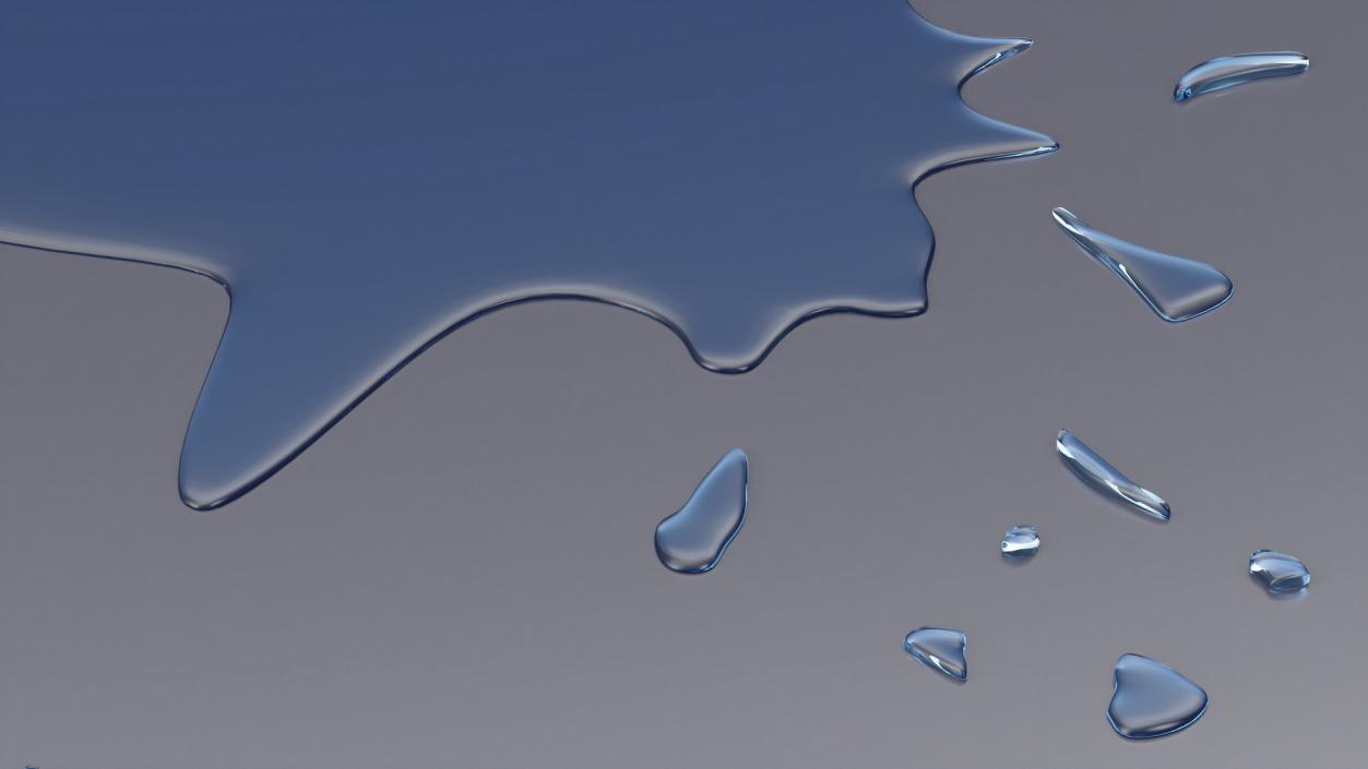 3D Liquid Splash model