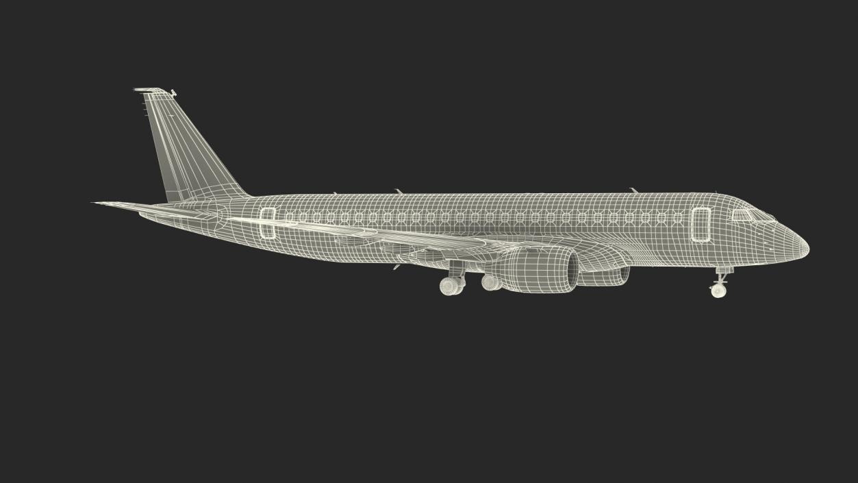 3D Embraer E-Jet E190-E2 Rigged model