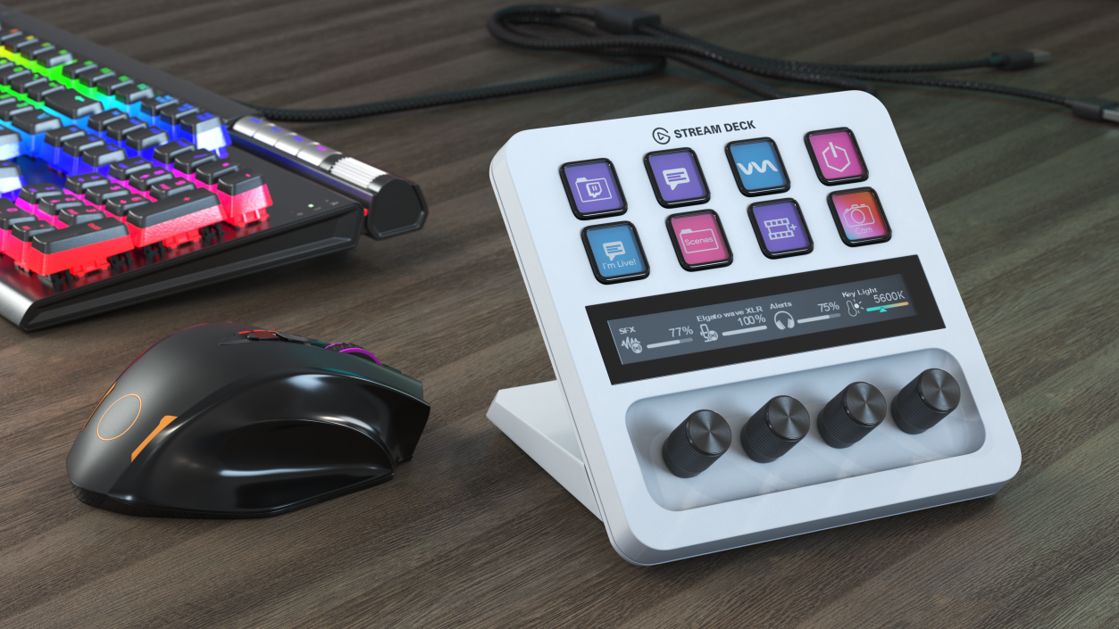 Elgato Stream Deck White 3D model