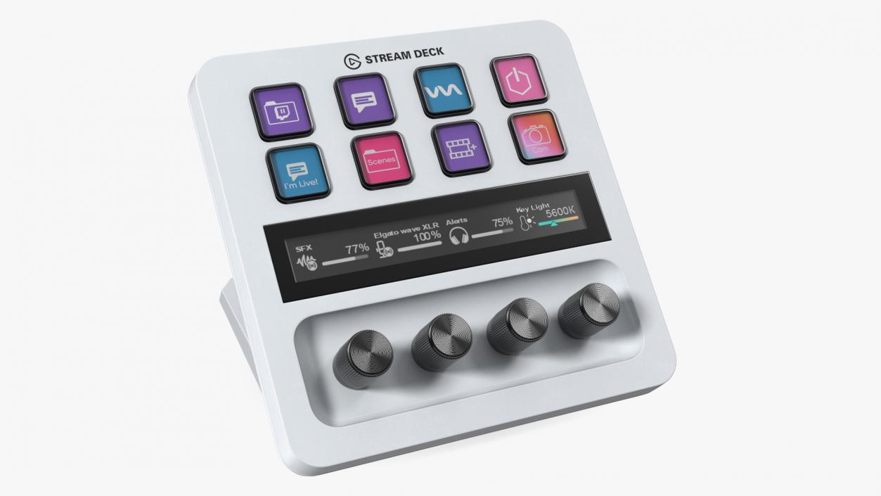 Elgato Stream Deck White 3D model