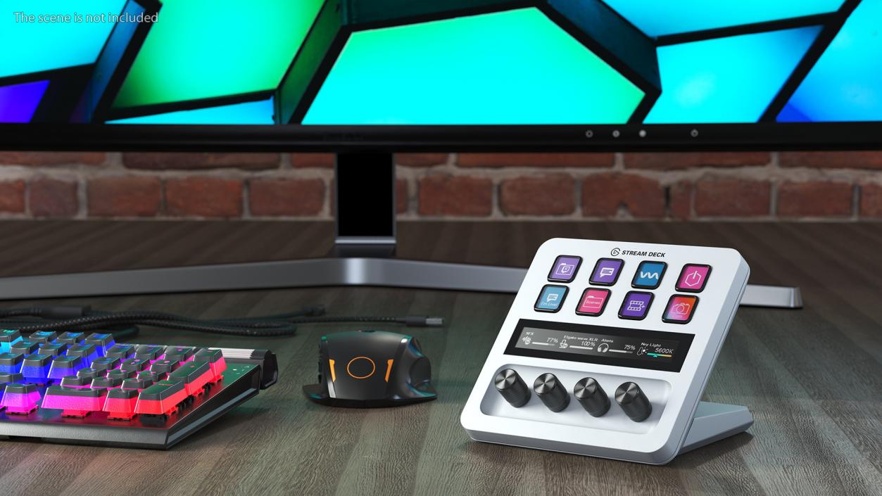 Elgato Stream Deck White 3D model