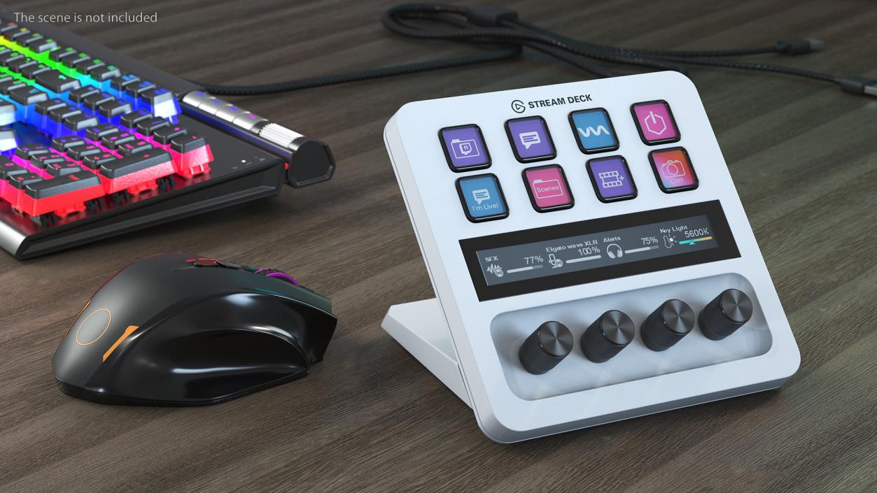 Elgato Stream Deck White 3D model