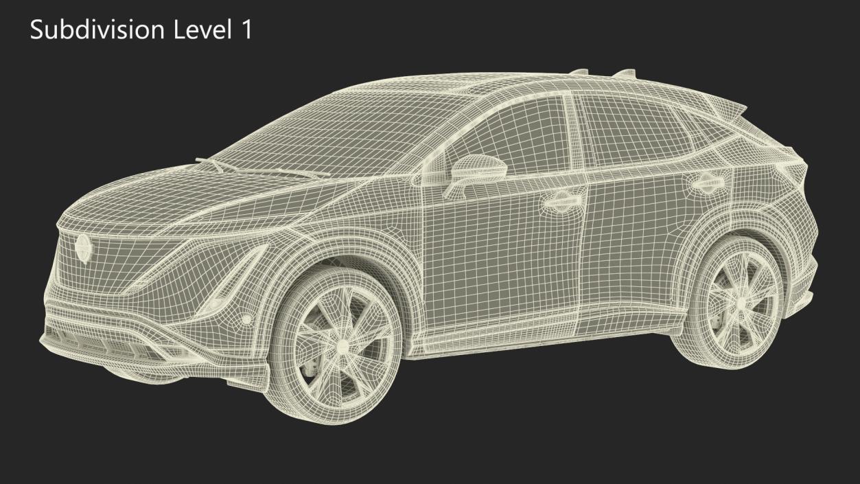 3D model Electric Car Nissan Ariya