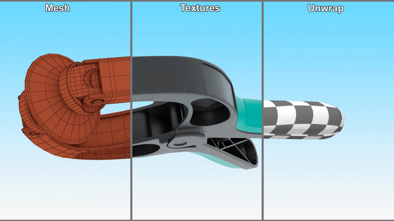 3D model LCD Screen Opening Pliers