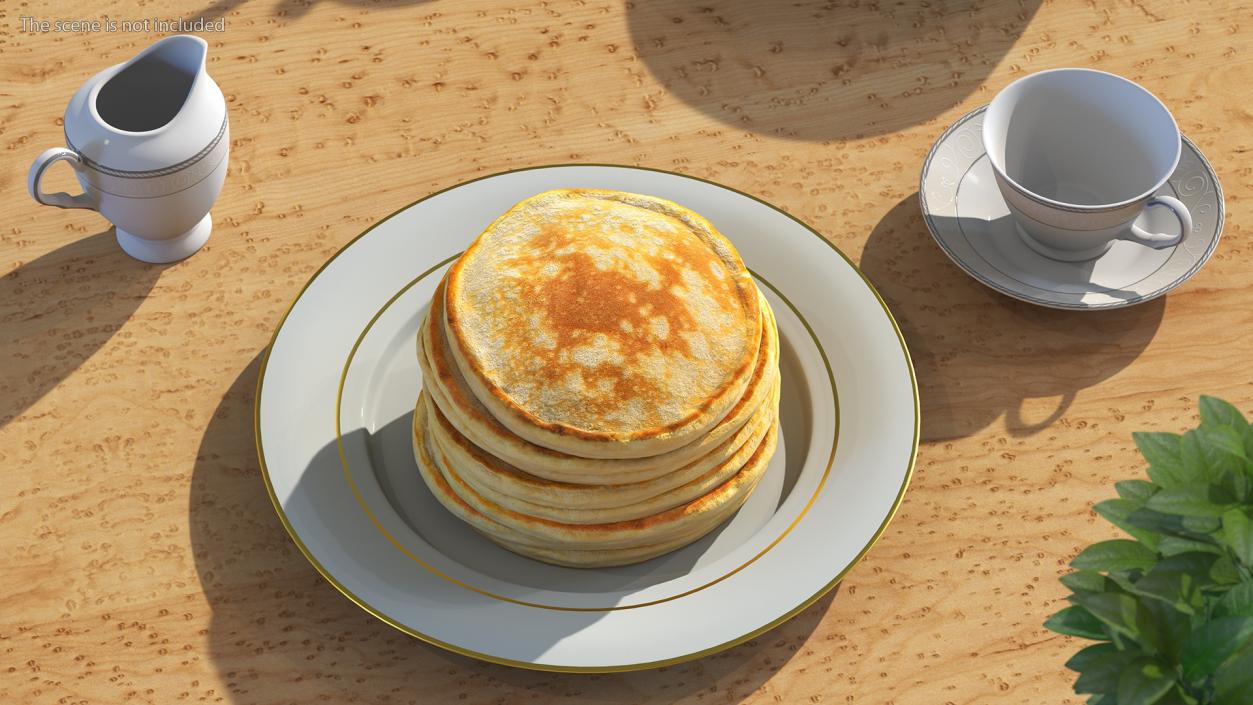 Eight Pancakes 3D model