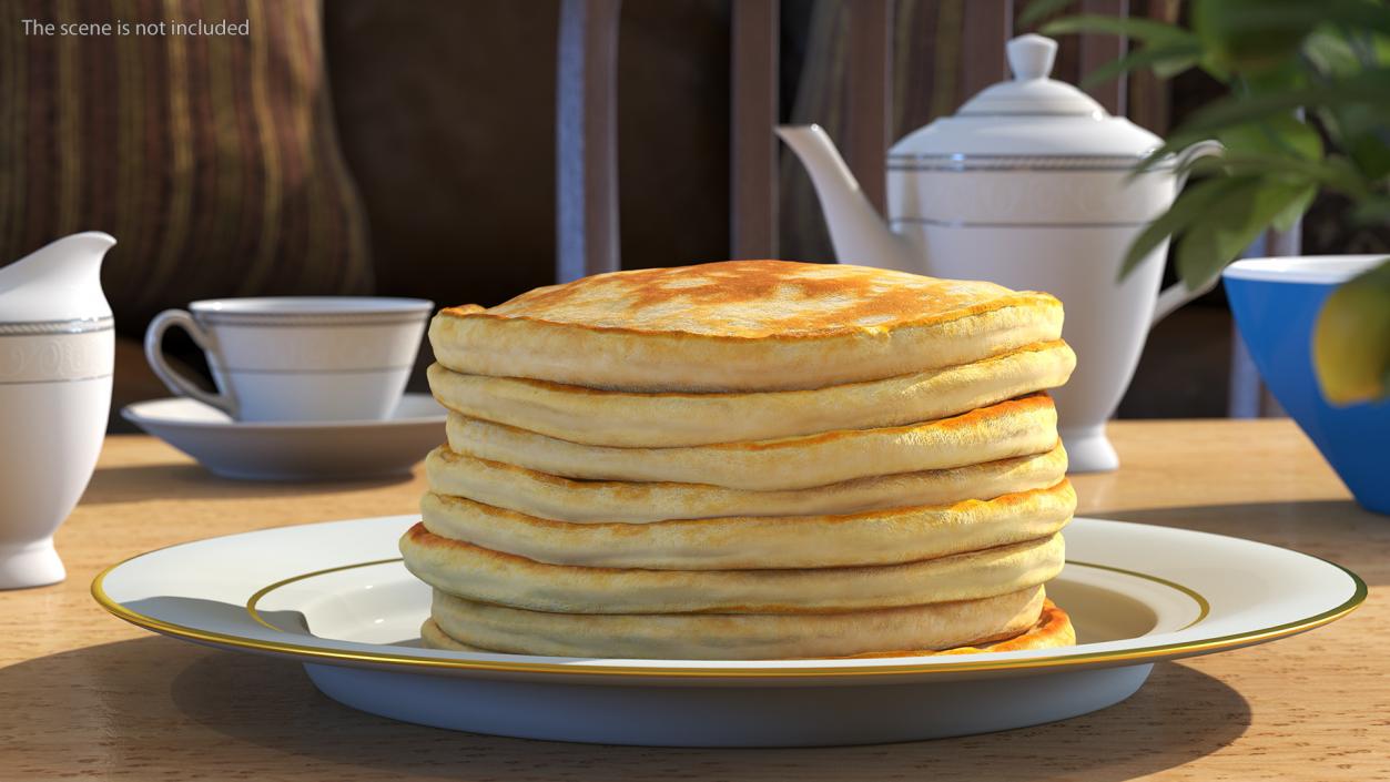 Eight Pancakes 3D model