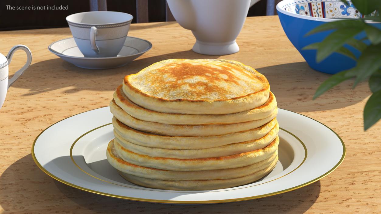 Eight Pancakes 3D model