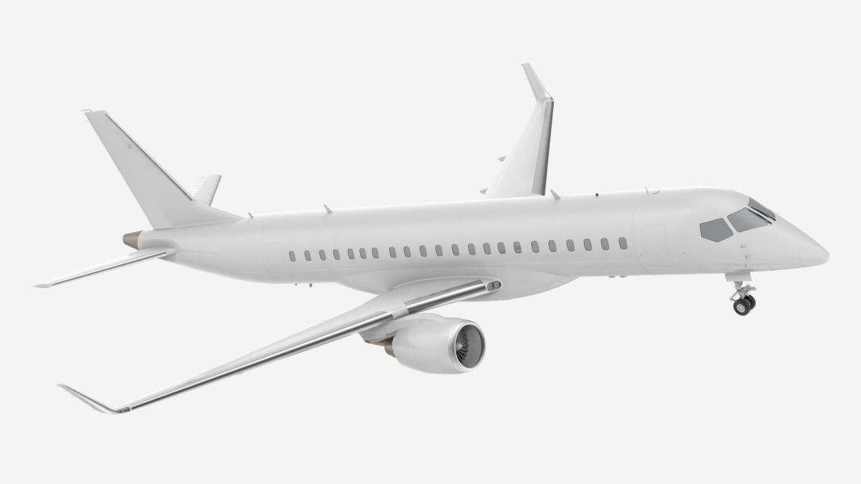 3D Regional Jet Exterior Only