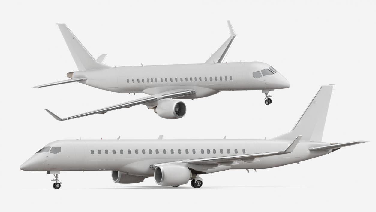 3D Regional Jet Exterior Only