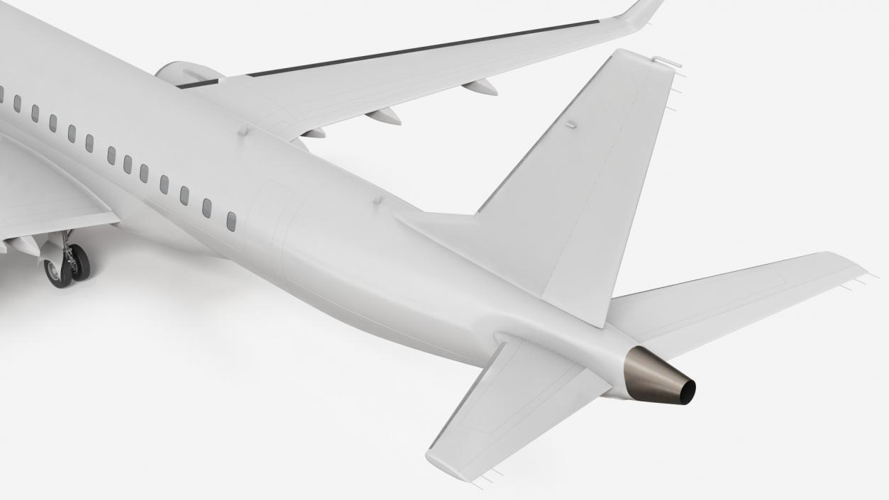 3D Regional Jet Exterior Only