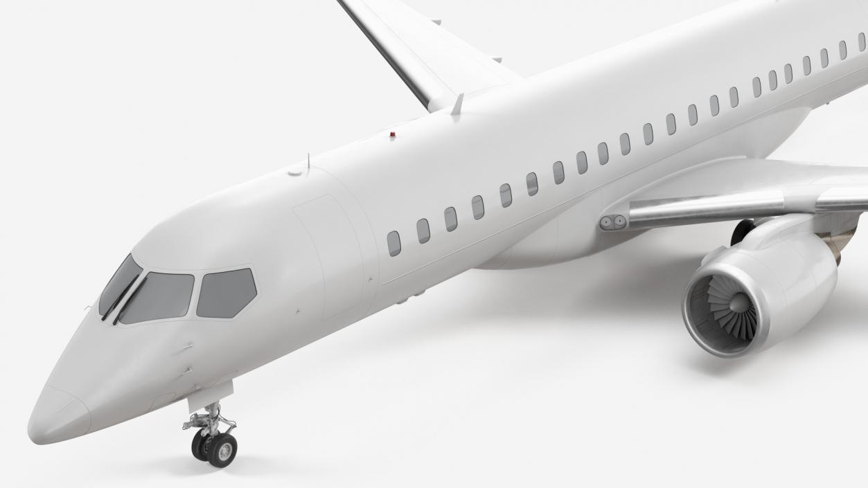 3D Regional Jet Exterior Only