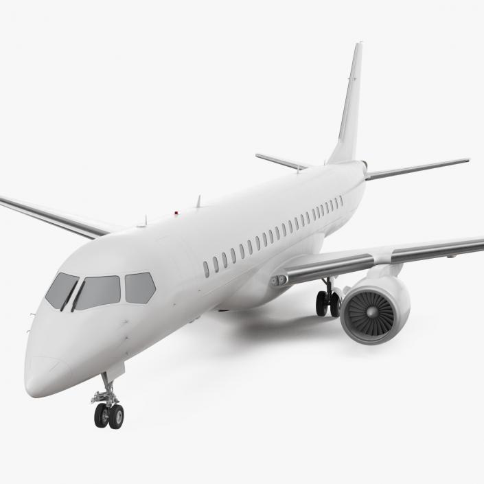 3D Regional Jet Exterior Only