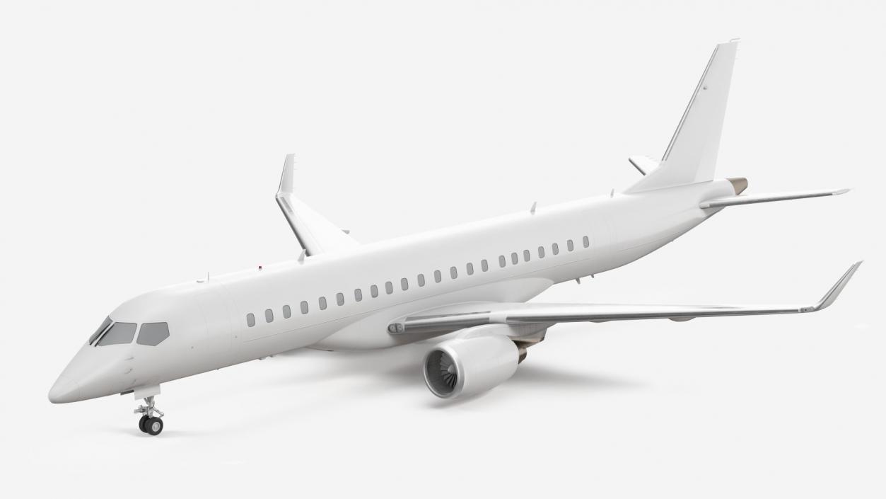 3D Regional Jet Exterior Only