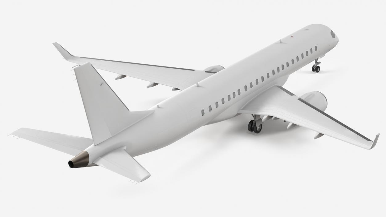 3D Regional Jet Exterior Only