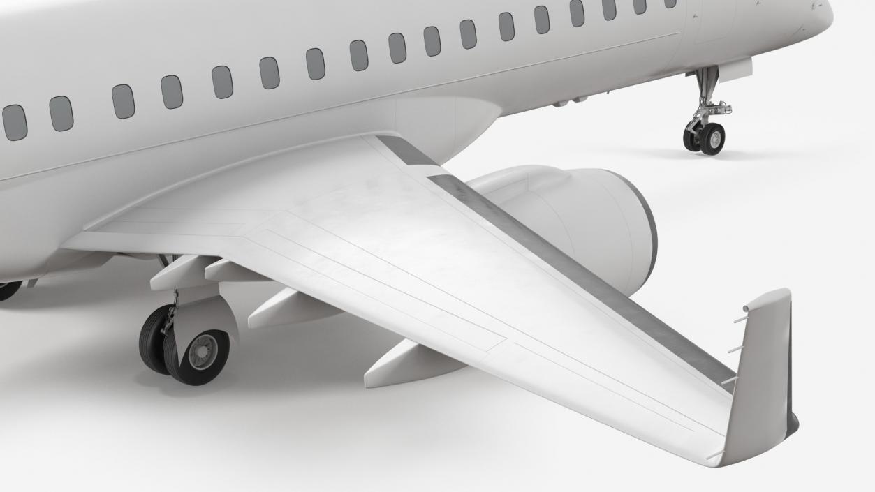 3D Regional Jet Exterior Only