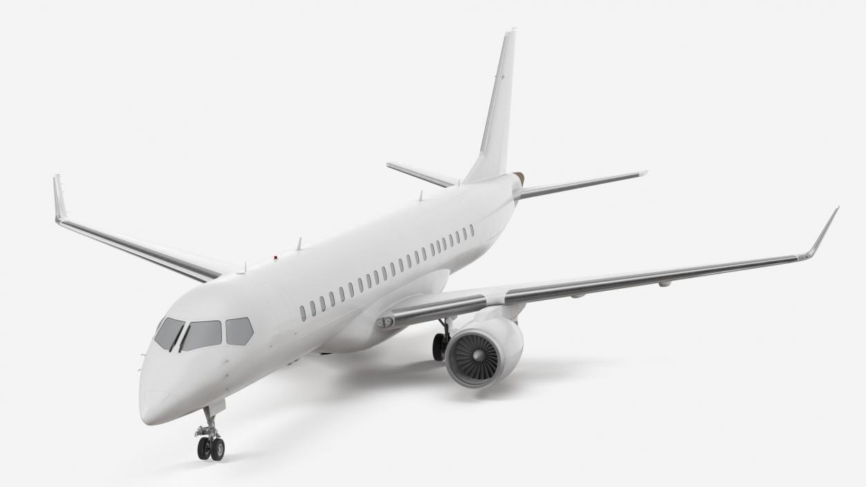 3D Regional Jet Exterior Only