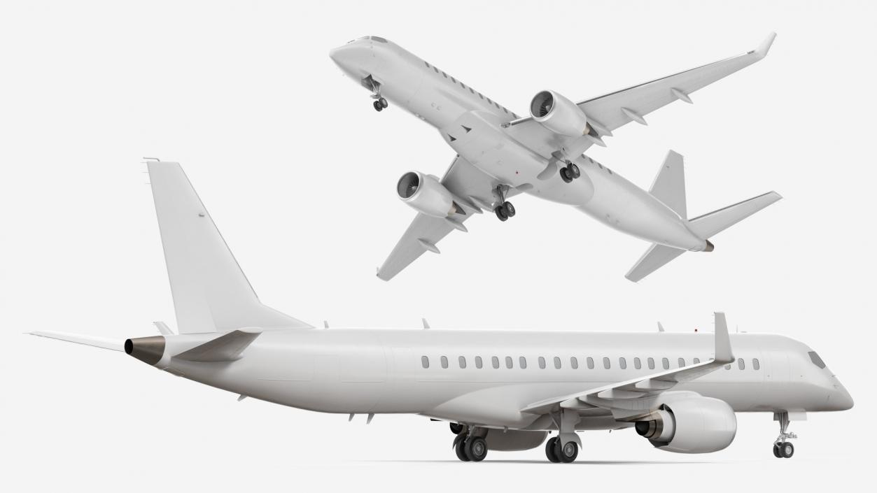 3D Regional Jet Exterior Only