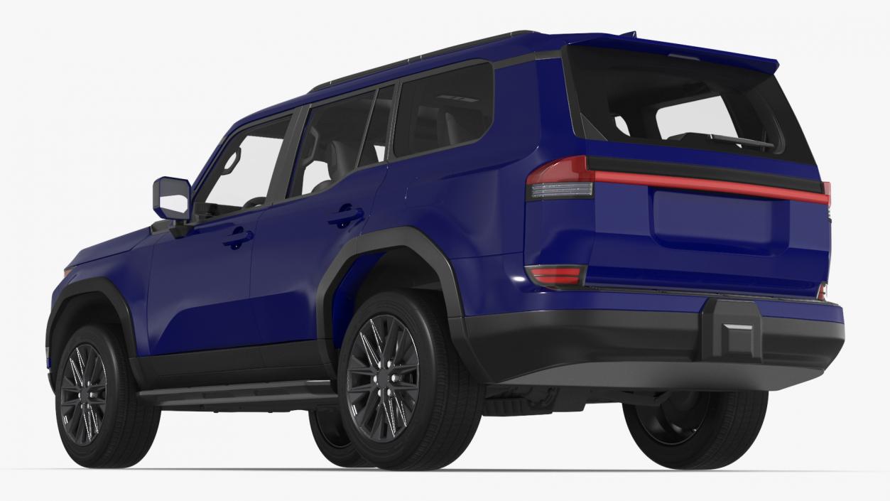 Luxury Off-Road SUV Blue 3D model