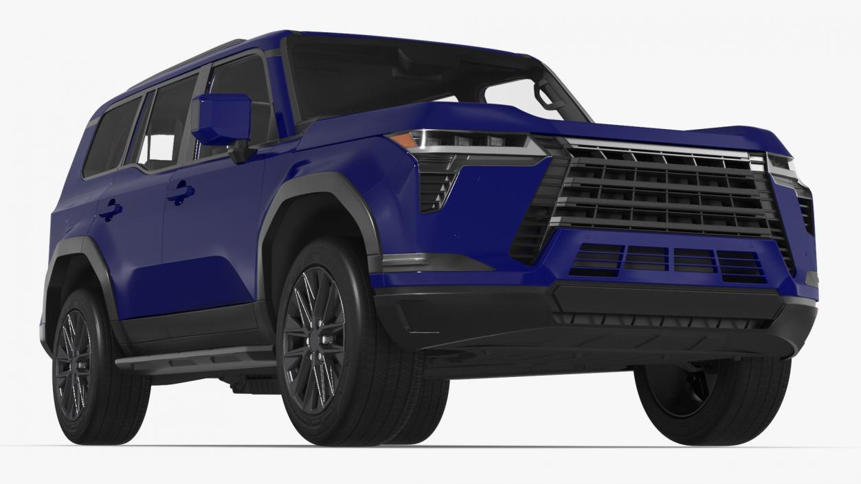 Luxury Off-Road SUV Blue 3D model