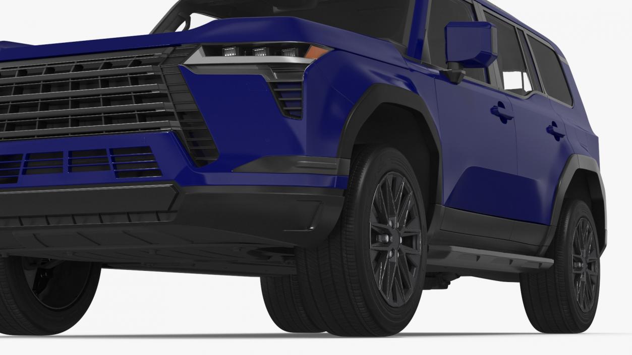 Luxury Off-Road SUV Blue 3D model