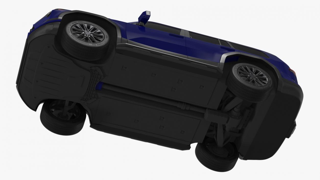 Luxury Off-Road SUV Blue 3D model