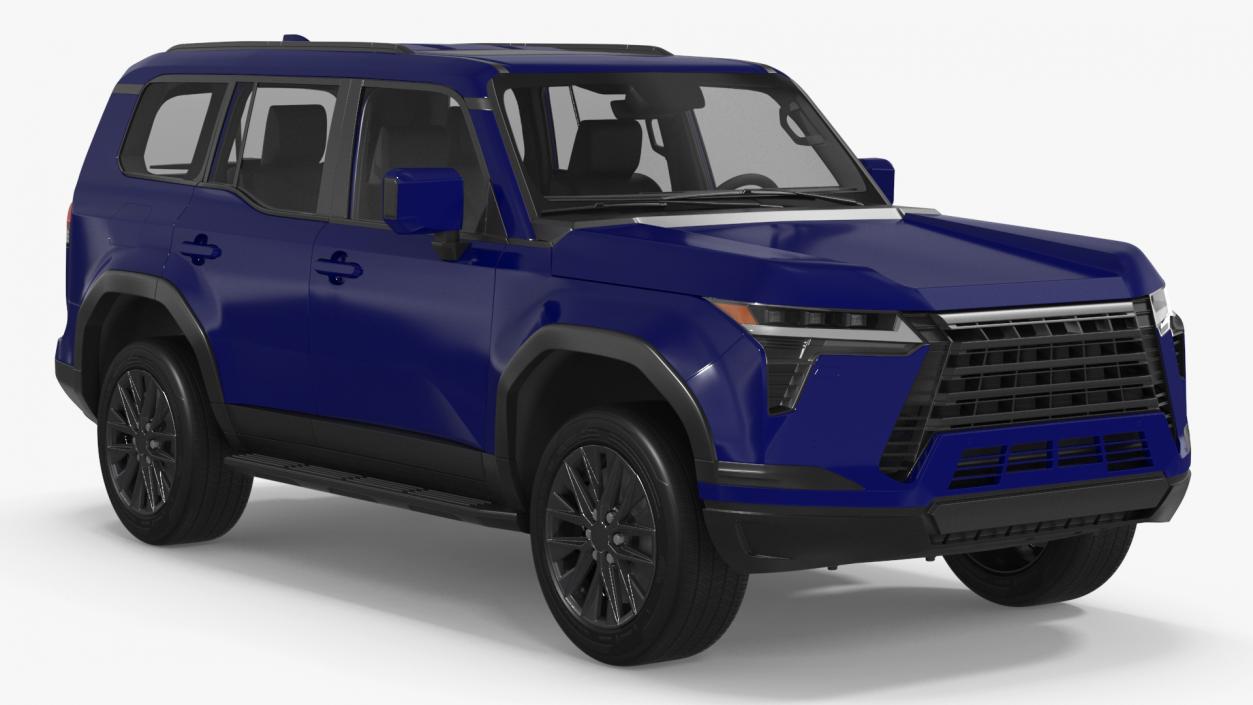 Luxury Off-Road SUV Blue 3D model