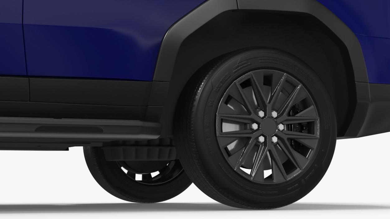 Luxury Off-Road SUV Blue 3D model