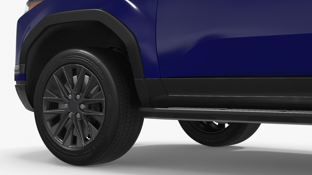 Luxury Off-Road SUV Blue 3D model