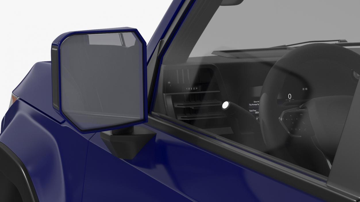 Luxury Off-Road SUV Blue 3D model