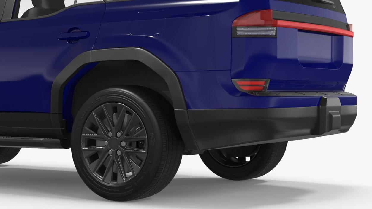 Luxury Off-Road SUV Blue 3D model