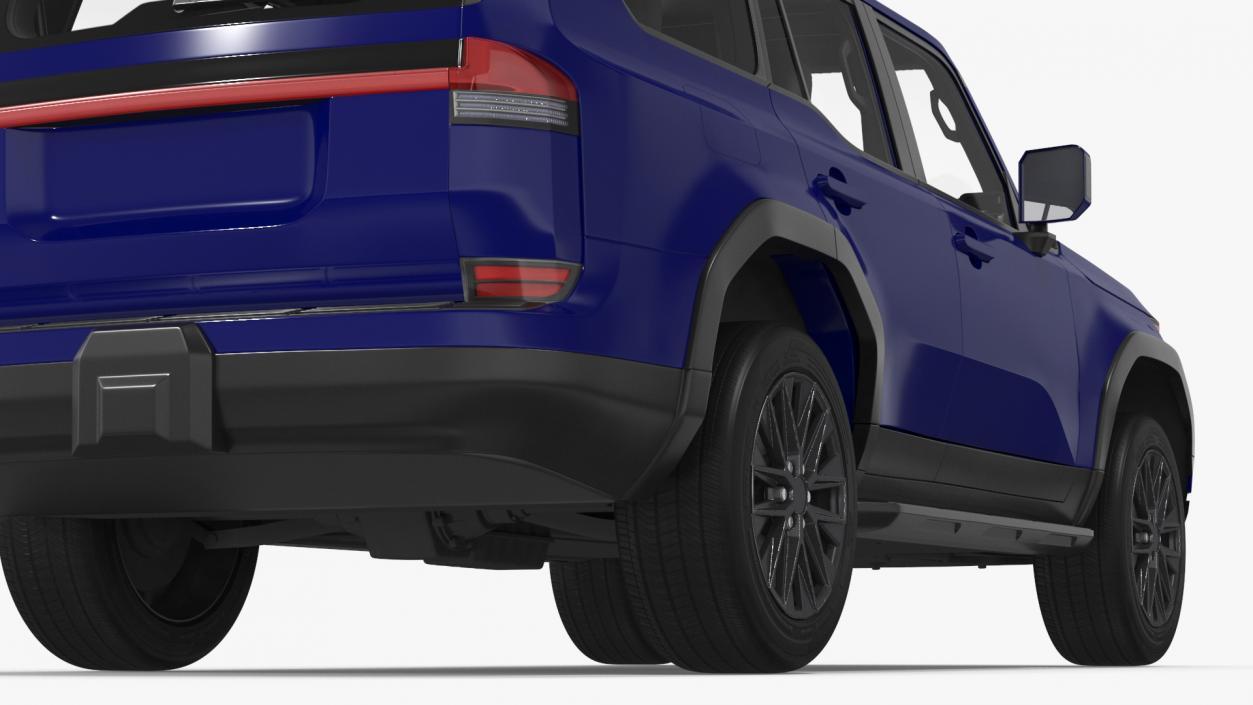 Luxury Off-Road SUV Blue 3D model