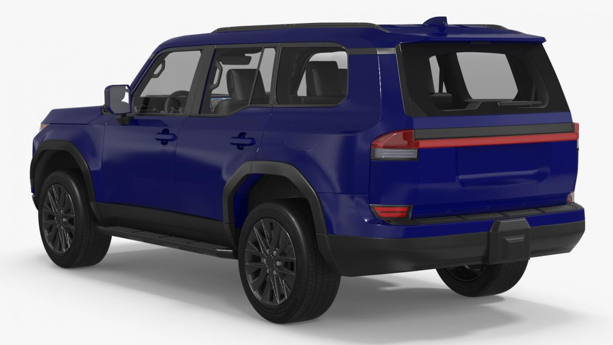 Luxury Off-Road SUV Blue 3D model