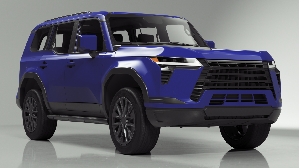 Luxury Off-Road SUV Blue 3D model