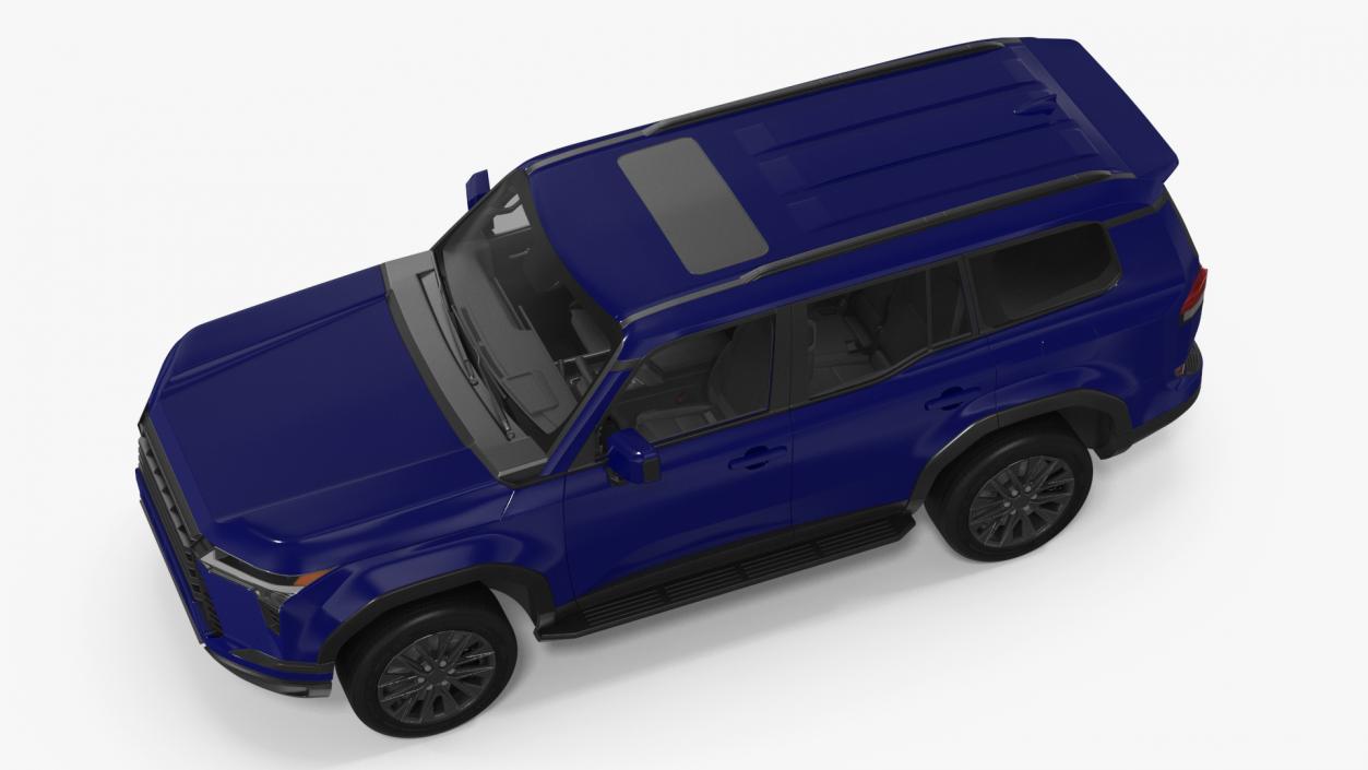 Luxury Off-Road SUV Blue 3D model