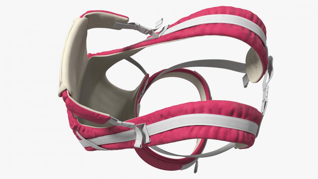 3D model Baby Carrier Pink Straight Position