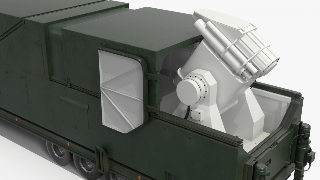 Peresvet Smart Weapon Laser Complex Rigged 3D