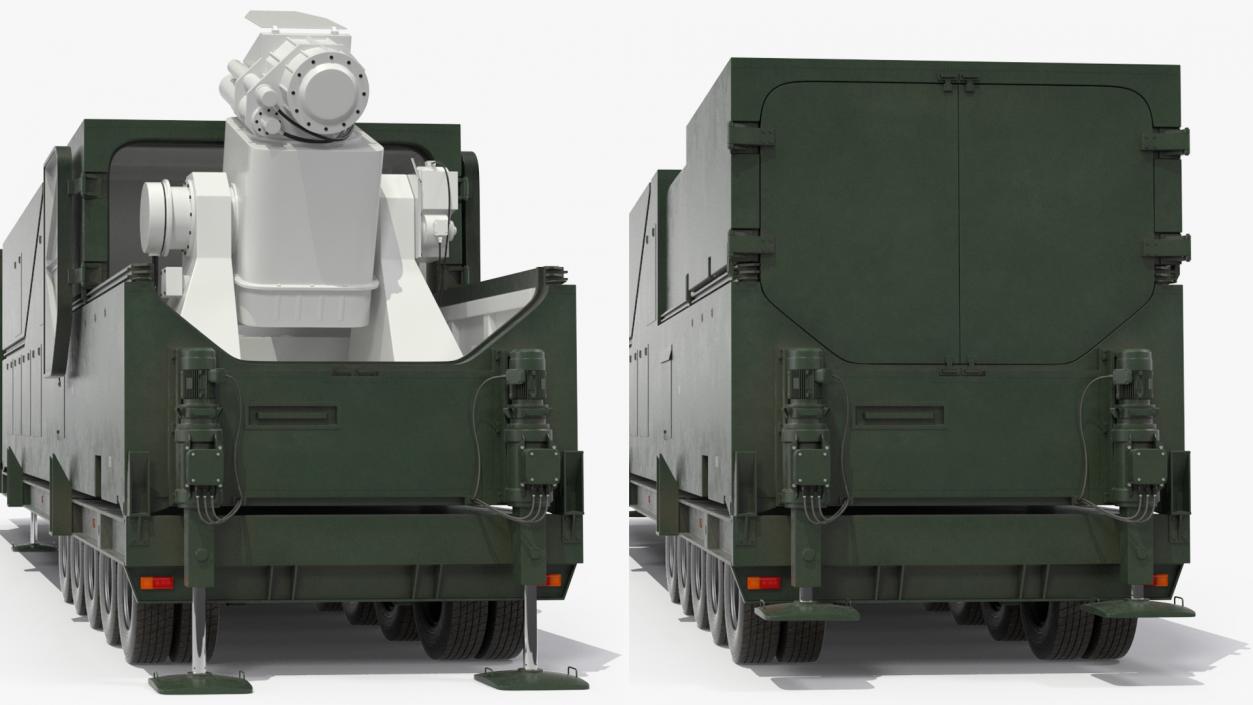 Peresvet Smart Weapon Laser Complex Rigged 3D