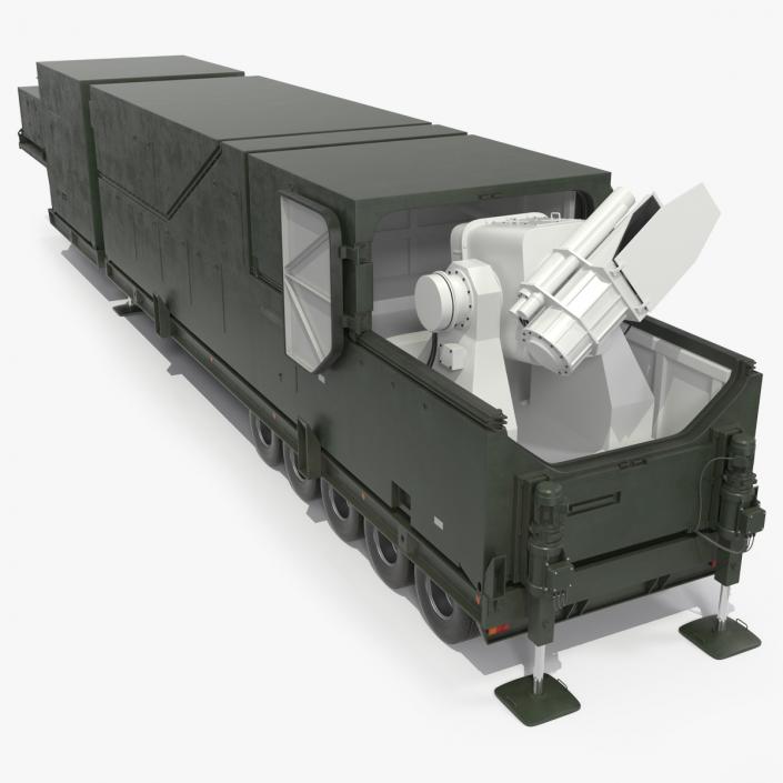 Peresvet Smart Weapon Laser Complex Rigged 3D