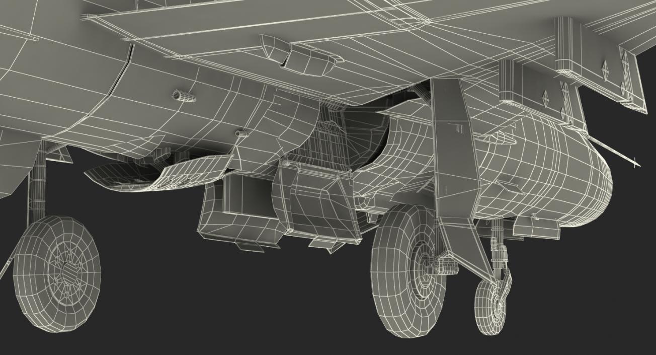 MiG-21 Egyptian Air Force Rigged 3D